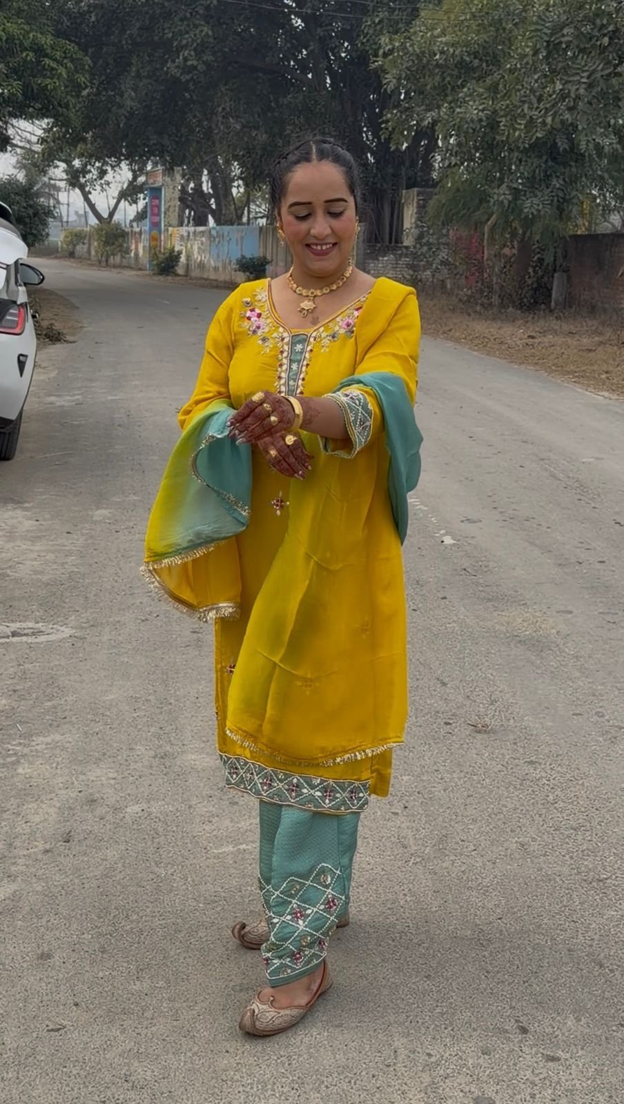 HALDI AN MEHANDI SUIT
