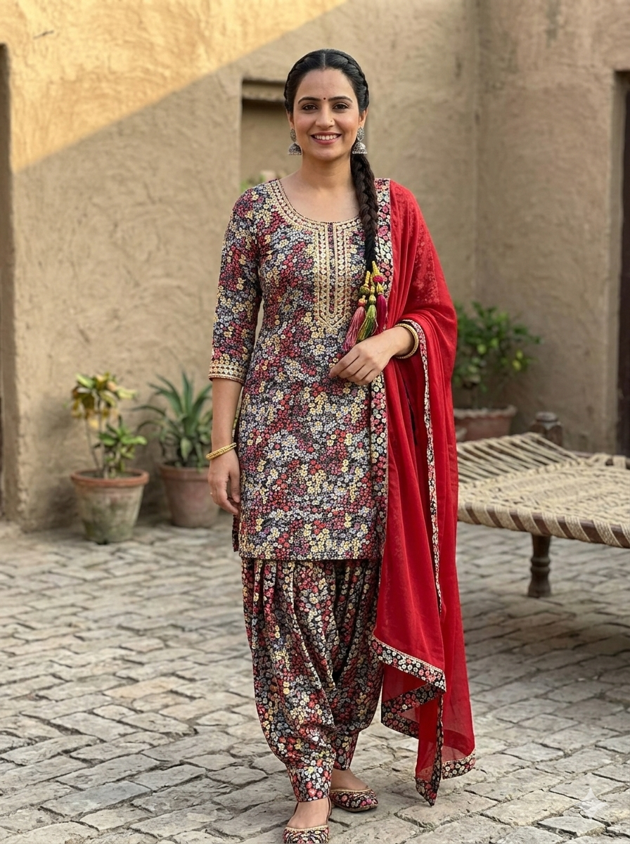 Red dot print without Dupata