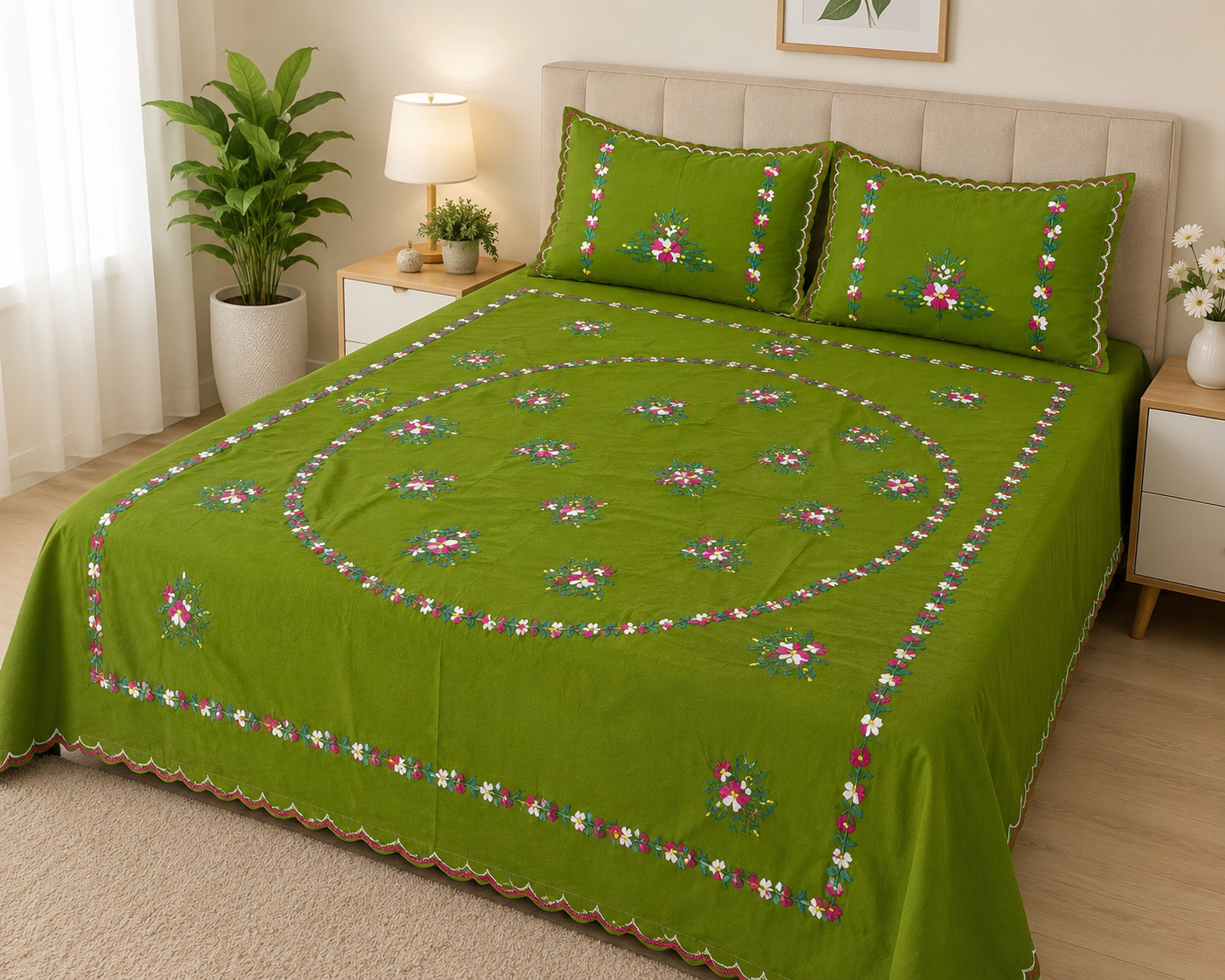 Bed Sheet Green